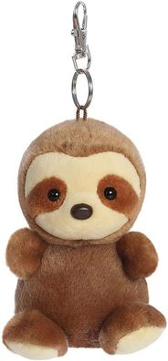 AURORA, 26728 Palm Pals Slomo Faultier Clip-On, 10 cm, Plüschtier, braun