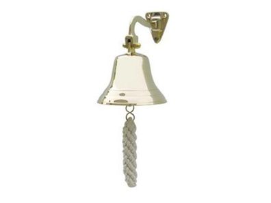 Schiffsglocke Messing leicht 10 cm