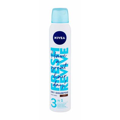 Nivea NIVEA Fresh Revive suchy szampon do w?osów o ciemnych odcieniach 200ml