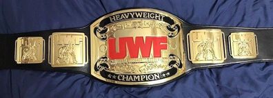 UWF Heavyweight Universal Wrestling Championship Title Belt Adult Size leather wwe