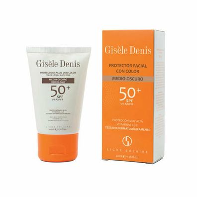 Gisele Denis GisÃ¨le Denis Color Facial Sunscreen Spf50+ Medium/Dark 40ml