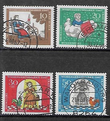 BRD gestempelt Michel-Nummer 538-541