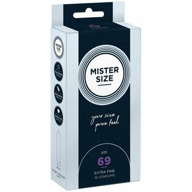 Mister Size MISTER SIZE 69mm Condoms 10pcs