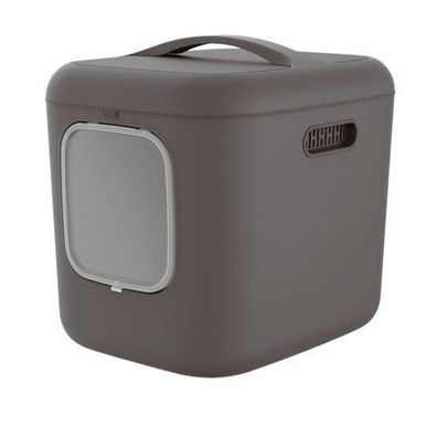 Rotho Katzentoilette WEISS XL grau