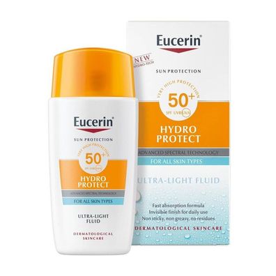 Eucerin Sun Hydro Protect Ultraleichtes Gesichtsfluid Spf50+ 50 ml