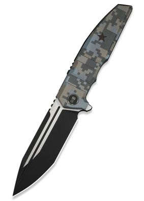 Weknife Breach Pixel Pattern Titanium Handle, Taschenmesser