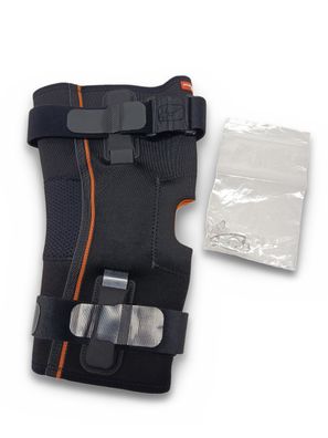RO+TEN Genufit15 Kniebandage AirX-Gewebe mit Gelenkstangen Patellastétze M