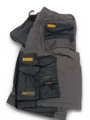 DEWALT Hamden Shorts Grau Schwarz Größe 36 mit Holstertaschen