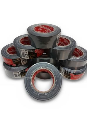 Kip 224-47 Steinband PE-Gewebeband 10 Rollen 48 mm x 50 m Grau