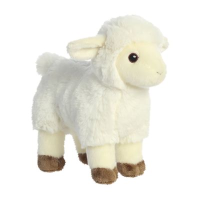Aurora, 35040, Eco Nation Lamm 20,3 cm, Plüschtier, weiß
