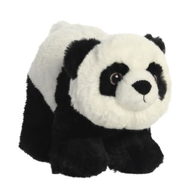 Aurora World Aurora, 35012, Eco Nation, Panda, 23cm, Plüschtier, Schwarz% Weiß