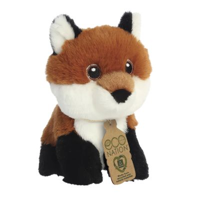 Aurora World Aurora, 35076, Eco Nation Mini Fuchs, 13m, Plüsch, Mehrfarbig
