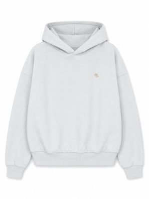 MAZINE Women Hoodie Back Print pearl blue/rise
