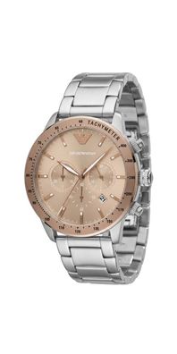 AR11352 Emporio Armani Herrenuhr Roségold Chronograph 43mm