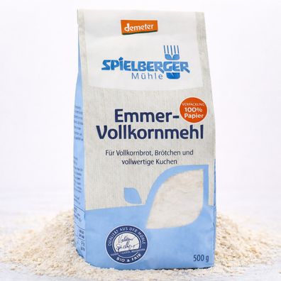 Spielberger Bio Emmer-Vollkornmehl, demeter ab 500g