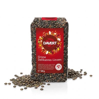 Davert Bio Grüne Delikatess Linsen - 500g