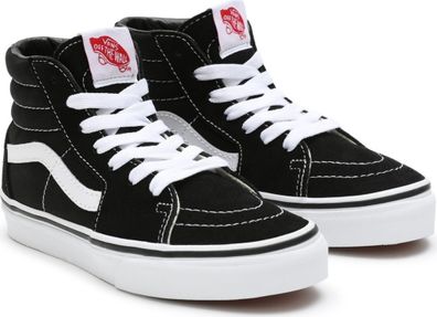 Vans Youth Unisex Kids Lifestyle Classic FTW Sneaker Uy Sk8-Hi Black/True White