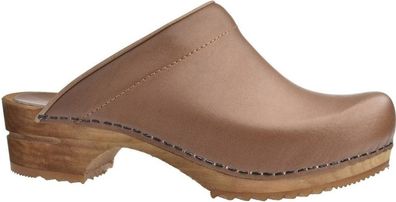 Sanita Damen Clog offen Wood-Lotte Open Cognac