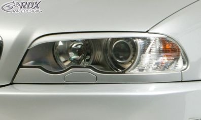 RDX Scheinwerferblenden für BMW E46 Coupe / Cabrio (-2003) Böser Blick