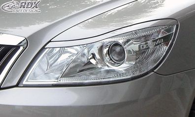 RDX Scheinwerferblenden für SKODA Octavia 2 / 1Z Facelift 2008+ Böser Blick
