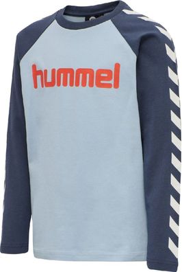 Hummel Kinder Longsleeve Boys T-Shirt L/S Blue Fog