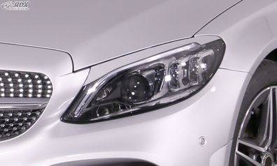 RDX Scheinwerferblenden für Mercedes C-Klasse W205, S205, C205 (2014 + ) Böser Blick