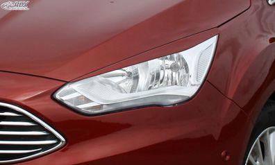 RDX Scheinwerferblenden für FORD C-Max (DXA / 2015 + ) Böser Blick
