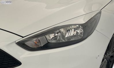 RDX Scheinwerferblenden für FORD Focus 3 Facelift (2015 + ) Böser Blick