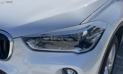 RDX Scheinwerferblenden für BMW X1 (F84 / 2015 + ) Böser Blick