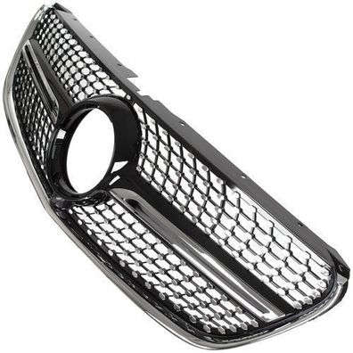Mercedes VITO W447 2014- atrapa mi?dzy reflektory (grill) Diamond BLACK + CHROM