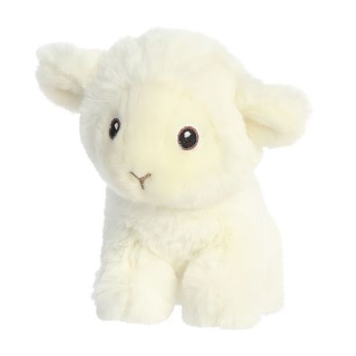 Aurora World Aurora, 35073, Eco Nation Mini Lamm, 13cm, Plüsch, Weiß