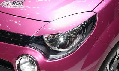 RDX Scheinwerferblenden für Renault Twingo 2 Phase 2 2012-2014 Böser Blick