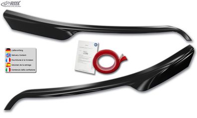 RDX Scheinwerferblenden für FORD Transit (2014-heute) für silberne Halogen-Scheinwerf
