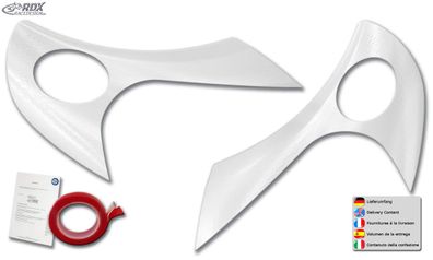 RDX Scheinwerferblenden für FIAT Ducato & Citroen Jumper & Peugeot Boxer (2006-2014)