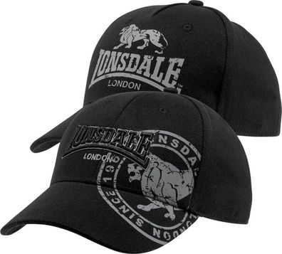 Lonsdale Cap Leiston Kappe Doppelpack