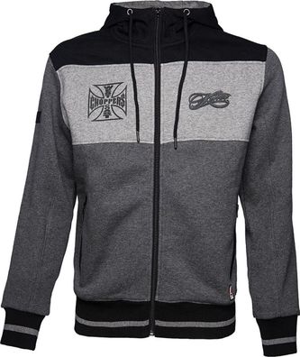 WCC West Coast Choppers Jacke Kimi Raikkönen Technical hooded Jacket Black/Grey