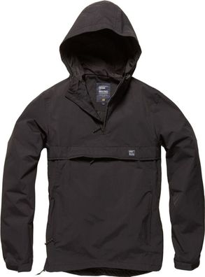 Vintage Industries Windbreaker Übergangsjacke Shooter Anorak Black