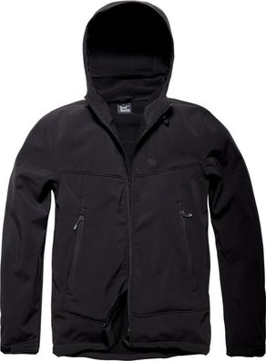 Vintage Industries Funktionsjacke Alford Softshell Jacket Black