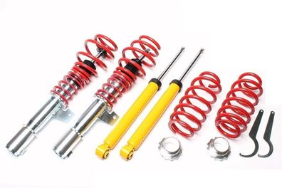 TA Technix Gewindefahrwerk für Audi / Seat / Skoda / VW A3, Altea , Leon, Toledo III,