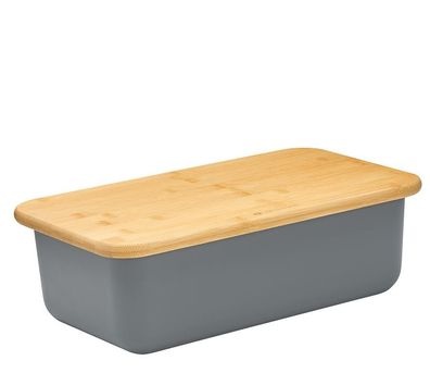 Zassenhaus Boîte à pain LOFT carrée cool grey 40 x 23 cm