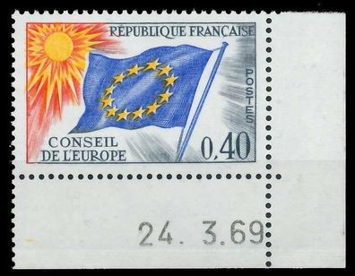 Frankreich Dienstmarken Europarat Nr 13 Br postfrisch E X05B3F2