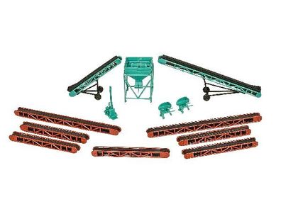 Kibri 38606 H0 Deko-Set Foerderbaender un Spur H0