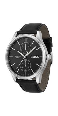 Hugo Boss Tyler Herrenuhr silber schwarz HB1514102