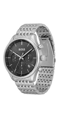 Hugo Boss Gregor Herrenuhr Chronograph silber HB1514082