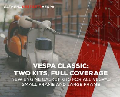 Complete gaskets kit / Motordichtsatz komplett Piaggio Vespa 63-90
