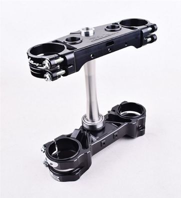 Triumph Rubber Mounted Split Triple Clamp Set 20.5mm Offset - Black