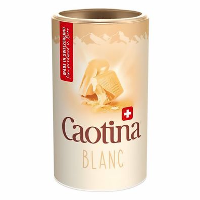 Caotina Blanc weiße Trinkschokolade - Kakao-Pulver mit weißer Schweizer Schokola