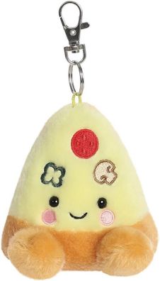 AURORA 26623 Palm Pals Peppa Pizza Clip-On, 10 cm, Plüschtier, gelb