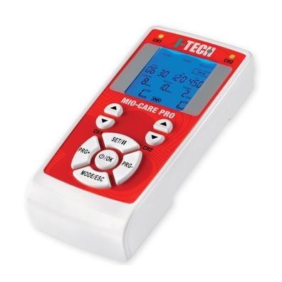 I-Tech Mio-Care PRO TENS Elektrostimulator 2 Kanäle 8 Elektroden 50 Programme