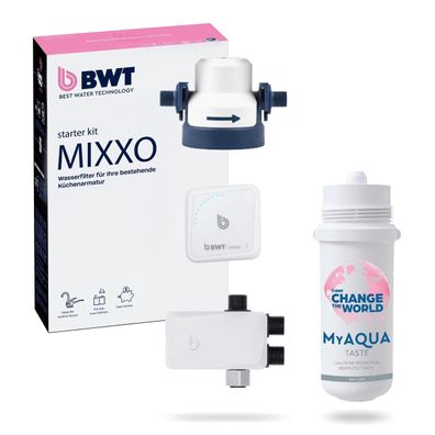 BWT MIXXO Starterset Untertisch-Wasserfilter für bestehende Küchenarmatur